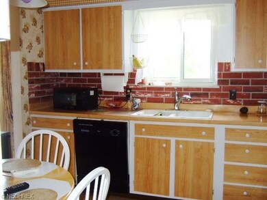 The eat in kitchen is nicely appointed