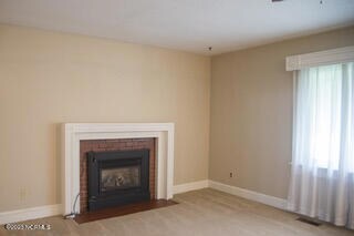 Fireplace in family room