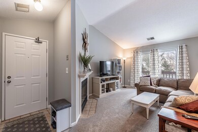 Entryway and Living Room