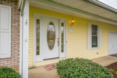 Inviting front porch