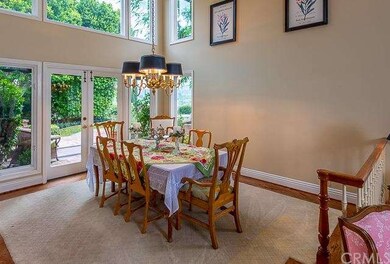 Formal Dining Room with French Doors opening on to