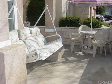 Front Porch Swing and patio
