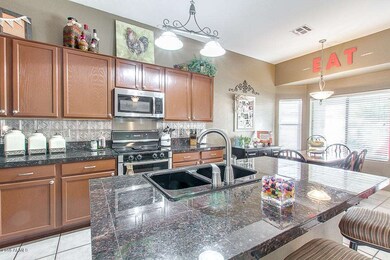 kitchen cabinets and counters