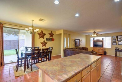View into main living area