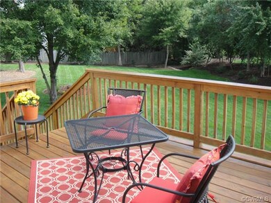 Deck perfect for outdoor living!