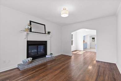 View into living room