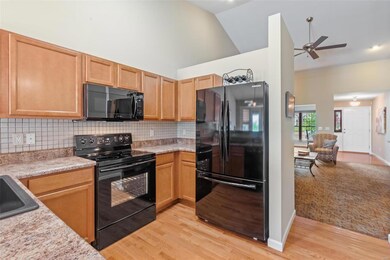 There's plenty of space to cook, without too much to clean in this efficient kitchen!