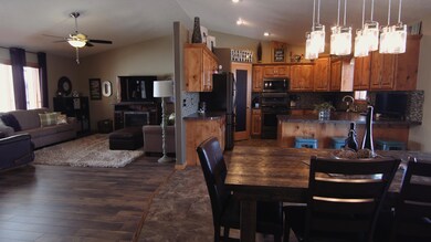 Living Room, Kitchen, Dining Room 1