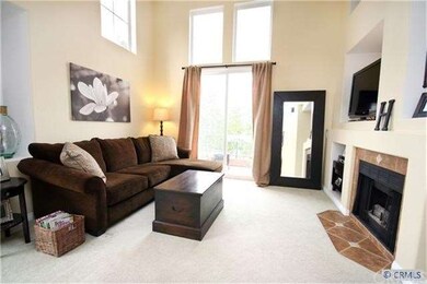Family room with fireplace, 2 balconies, media nic