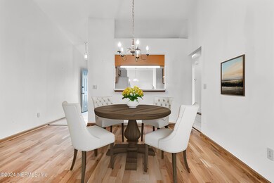 Staged Dining Area