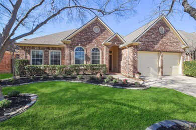 Nicely landscaped front yard.