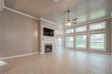 LIVING AREA W/WBFP