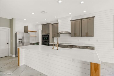 All new appliances except for the refrigerator.