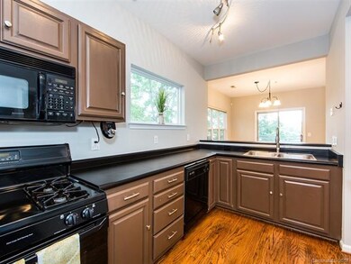 SS double bowl sink, lots of countertop space and 