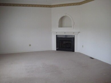 Corner Fireplace in Family Room