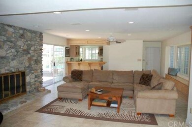 Spacious family room off the entry.