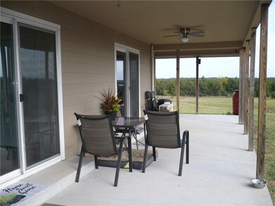 East side porch