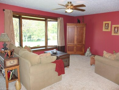 Living room with large picture window.