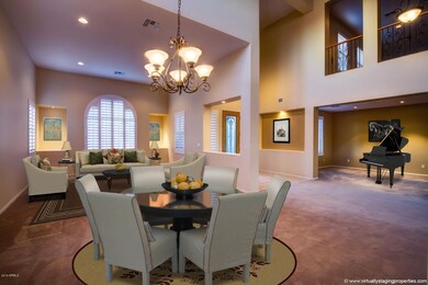 Dramatic Living/Dining Space