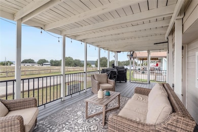 Covered porch and amazing view to enjoy the serene