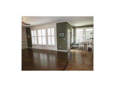 Plantation shutters throughout the home.