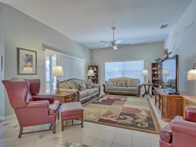 View of LIVING ROOM from FOYER - Notice the plenti