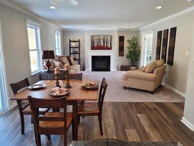Photo is of the Waterloo model home, it is not of 
