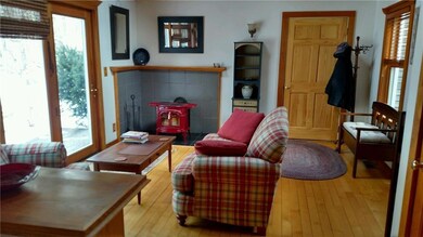 Family room off kitchen with views...