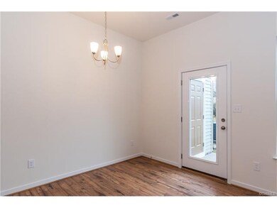 Dining Area in Great Room: Home is under construct