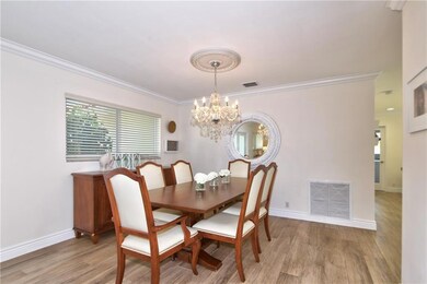 Dining area accommodates large table. Wonderful fo