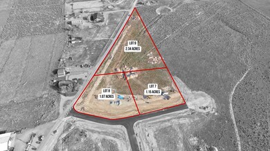 Aerial view of property's location featuring property parcel outlined