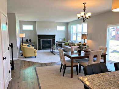 Beautiful, spacious floor plan with open family ro
