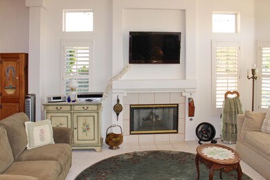 Living Room with Fireplace