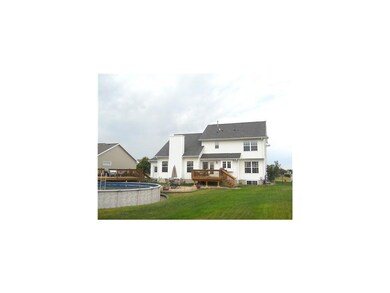 Yard. Backyard, pool, patio and decks