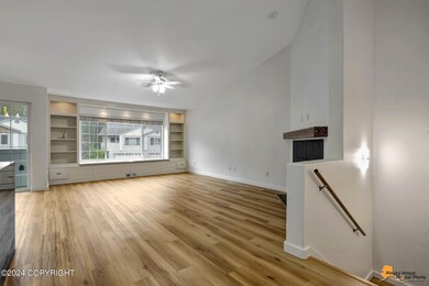 Living Area w/Shelves