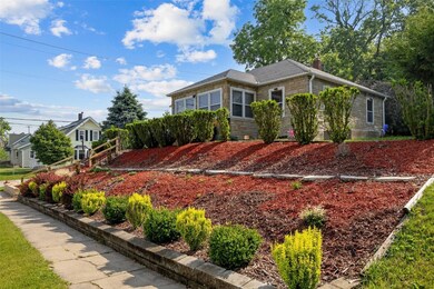 Luscious front terrace