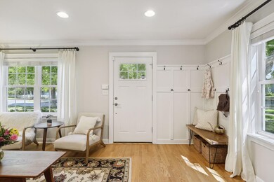 Greeted by a bright and airy living space