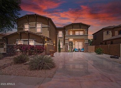 Front of home twilight