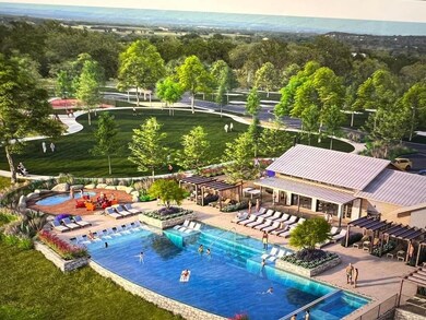 Community pool with a pergola and a patio Phase 3 Render