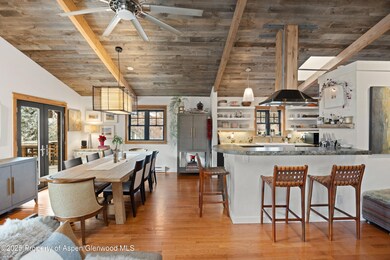 Living room and Dining room