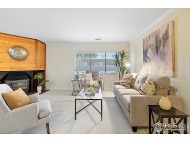 Top-floor East-facing Living Room with Fireplace