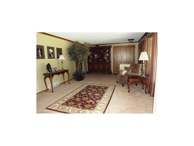 Large, formal living room with lovely carpet and c