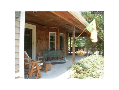 Cedar Lined Front Porch for Relaxing