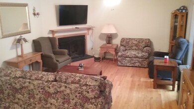 Living room w/ fireplace