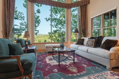Enjoy views overlooking the golf course