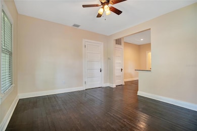 Living Room w/Laundry Closet