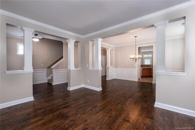 Living Room looking into Dining Room and Foyer
