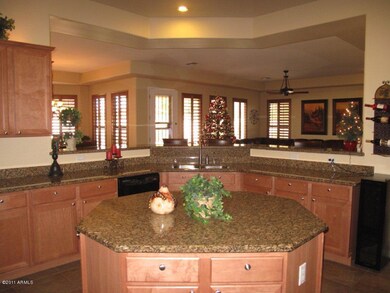 KITCHEN WITH VIEW INTO GREAT ROOM