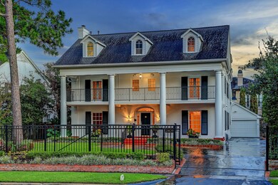 It has private off-street parking and a wrought-iron fence with electric driveway gate.