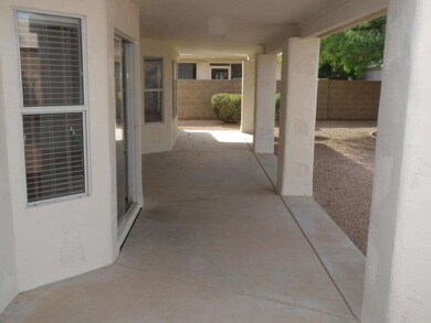 The extended Rear Patio with great light